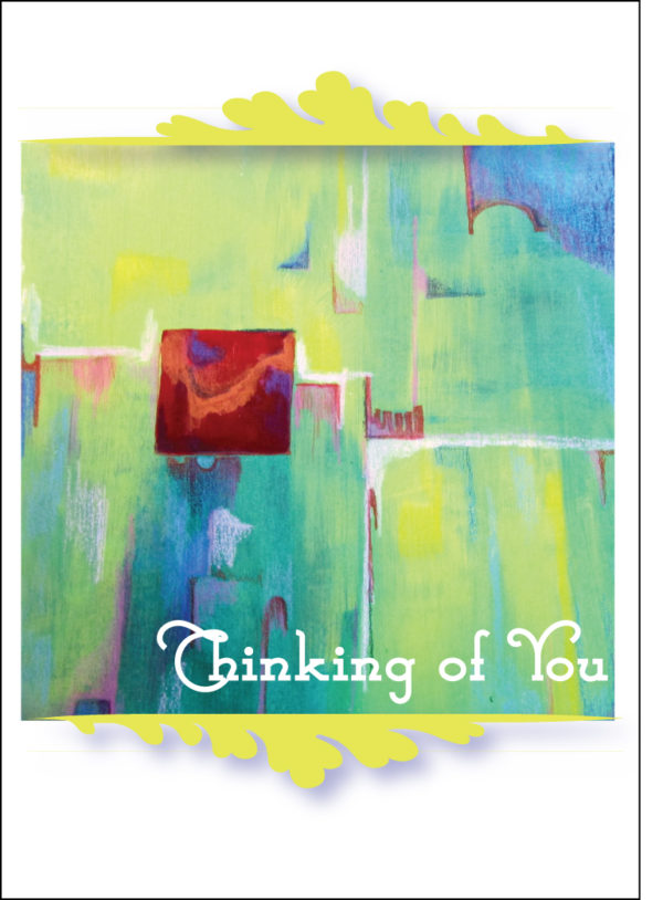 Thinking of you art card