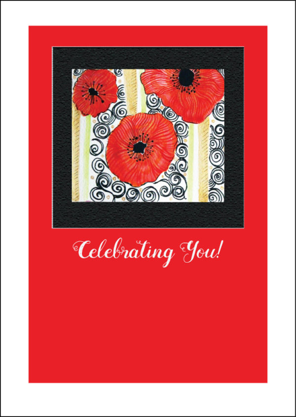 Celebrate with red poppies